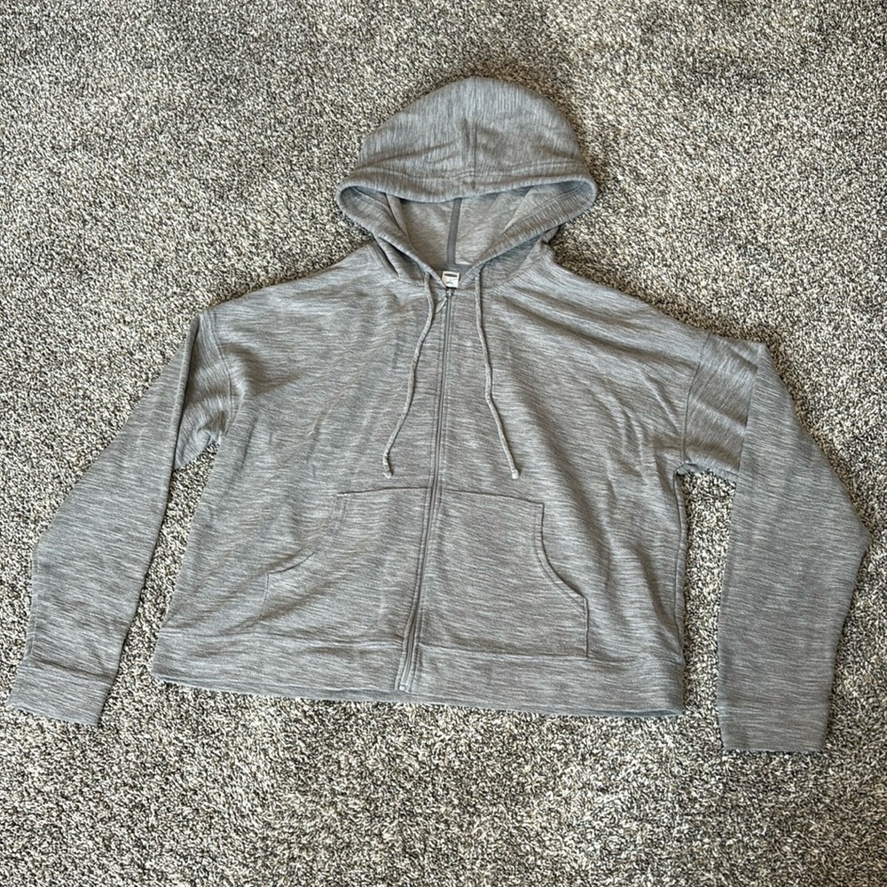 Grey Zip-Up Jacket